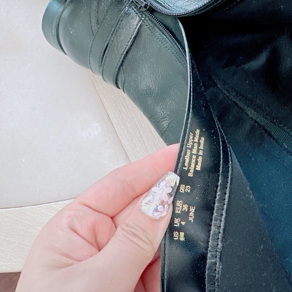 naturalizer black leather knee boots /riding boots /NWOB - Picture 10 of 10